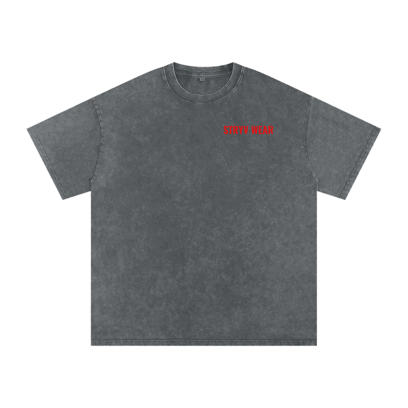 Snow Washed Oversized Cotton T-Shirt - STRYV Wear