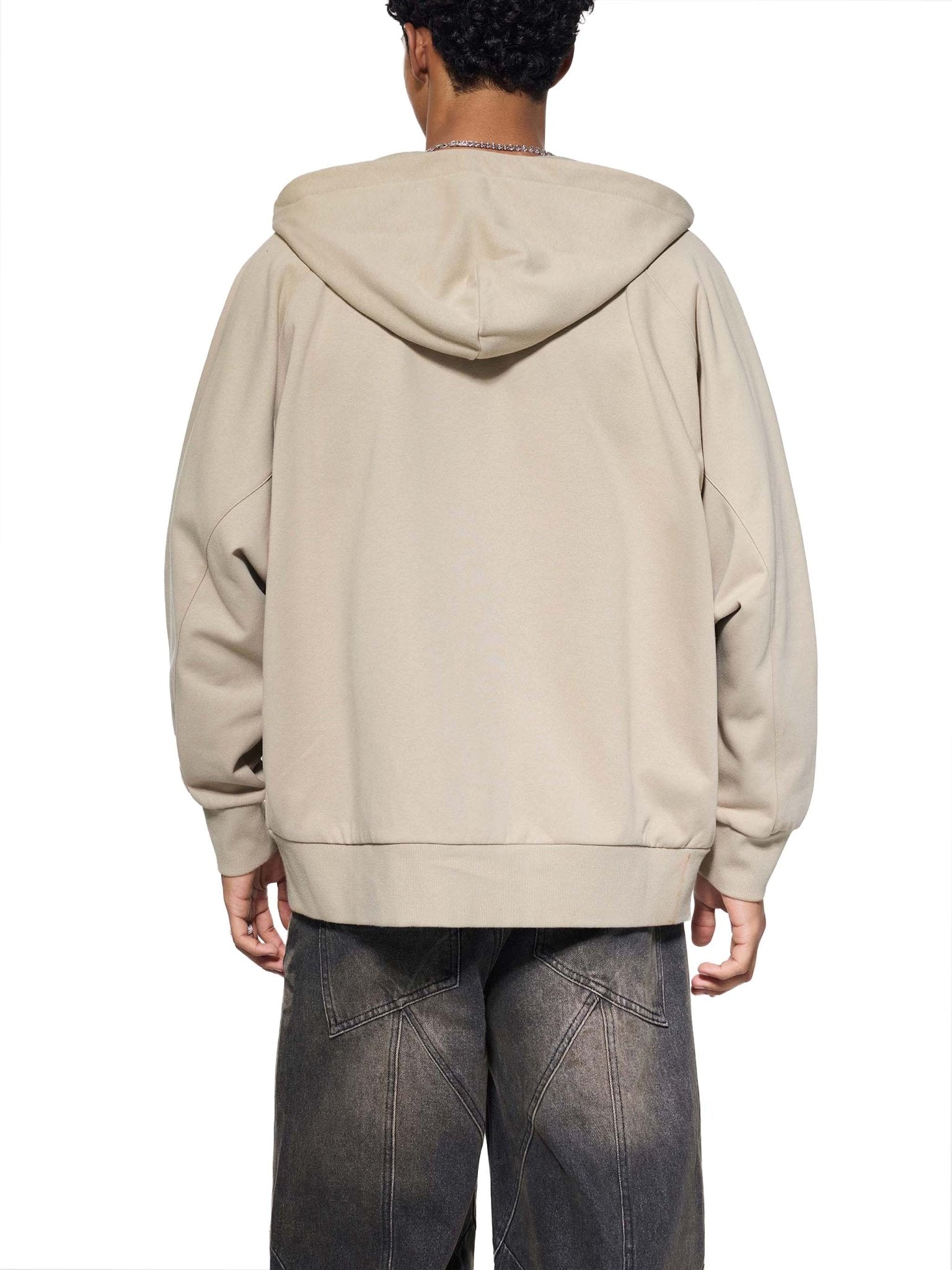 Dolman Sleeve Zip - Through Fleece Hoodie - STRYV Wear