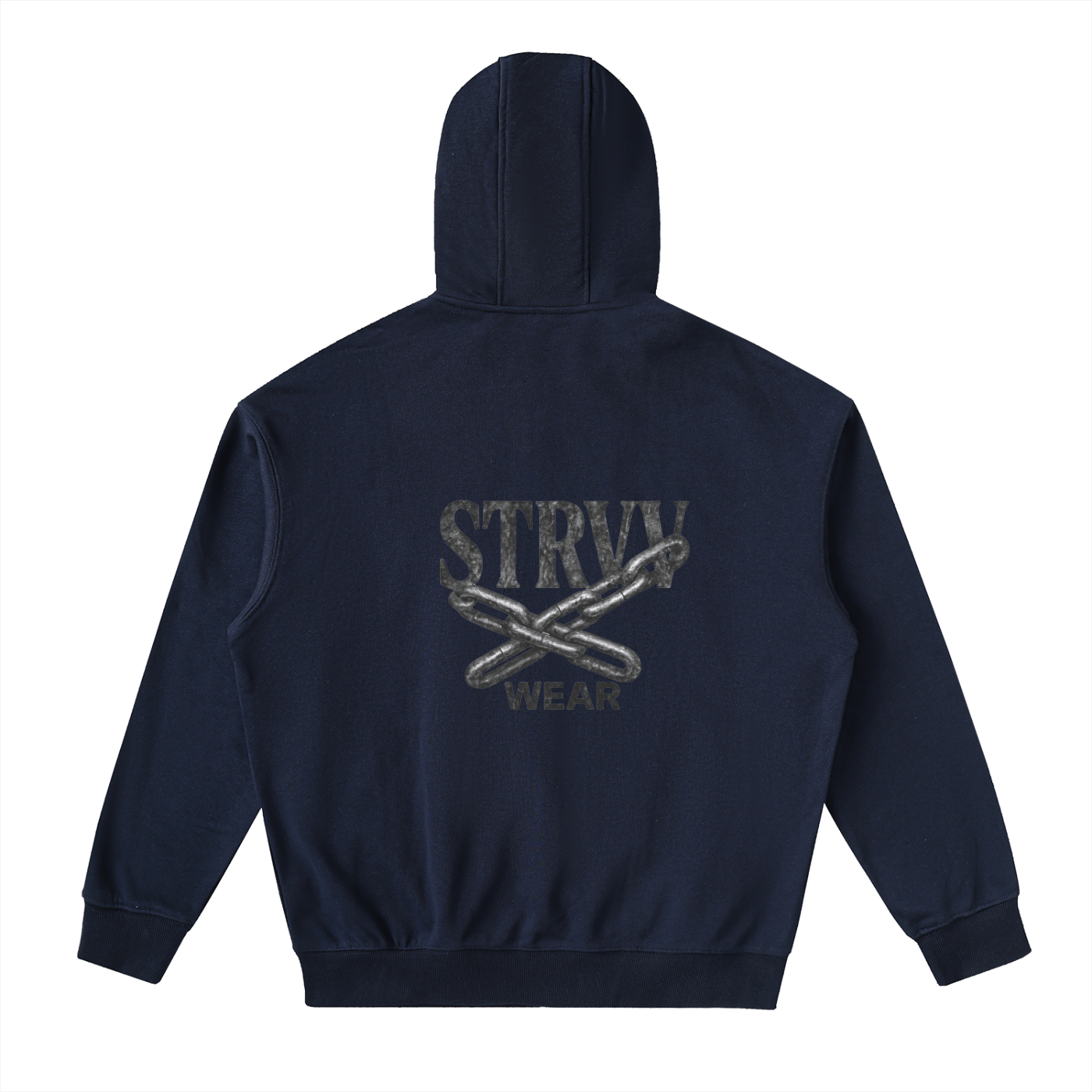 Drop - Shoulder Zip Up Hoodie - STRYV Wear