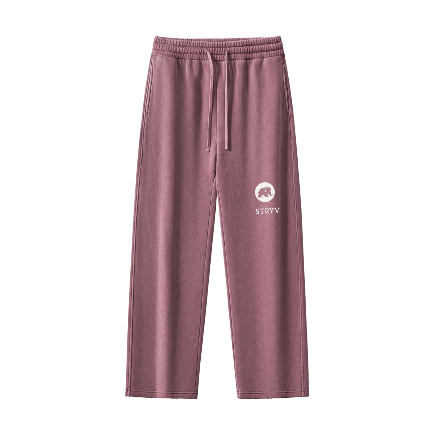 Frayed Enzyme Washed Fleece Sweatpants - STRYV Wear
