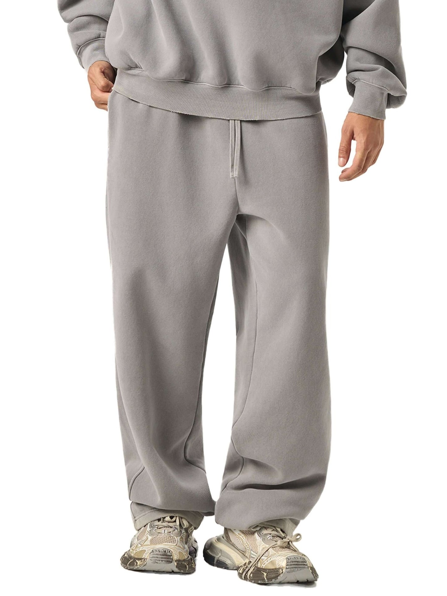 Frayed Enzyme Washed Fleece Sweatpants - STRYV Wear