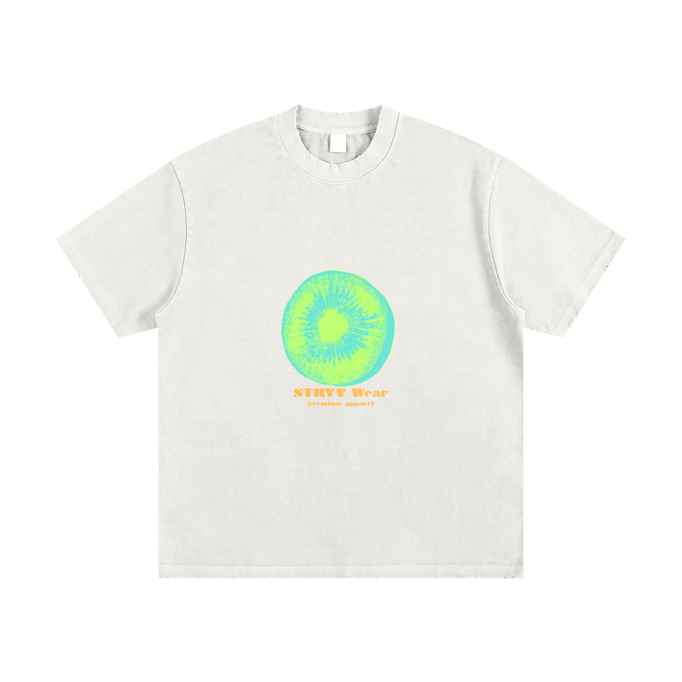 Heavyweight Vintage Washed Frayed T-Shirt - STRYV Wear