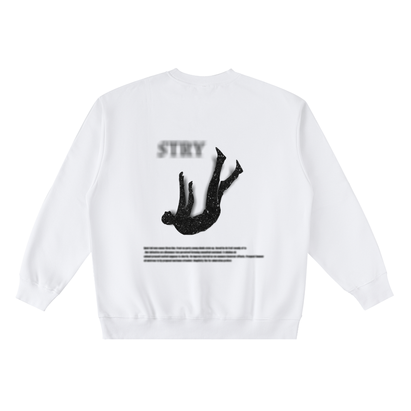 Oversized Crewneck Taped Sweatshirt - STRYV Wear