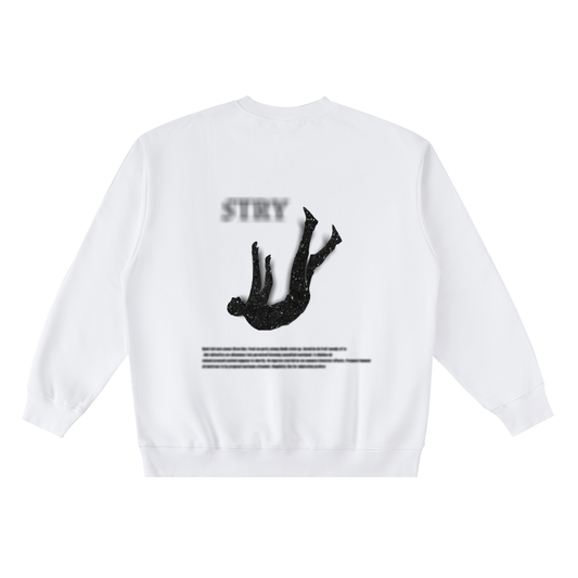 Oversized Crewneck Taped Sweatshirt - STRYV Wear