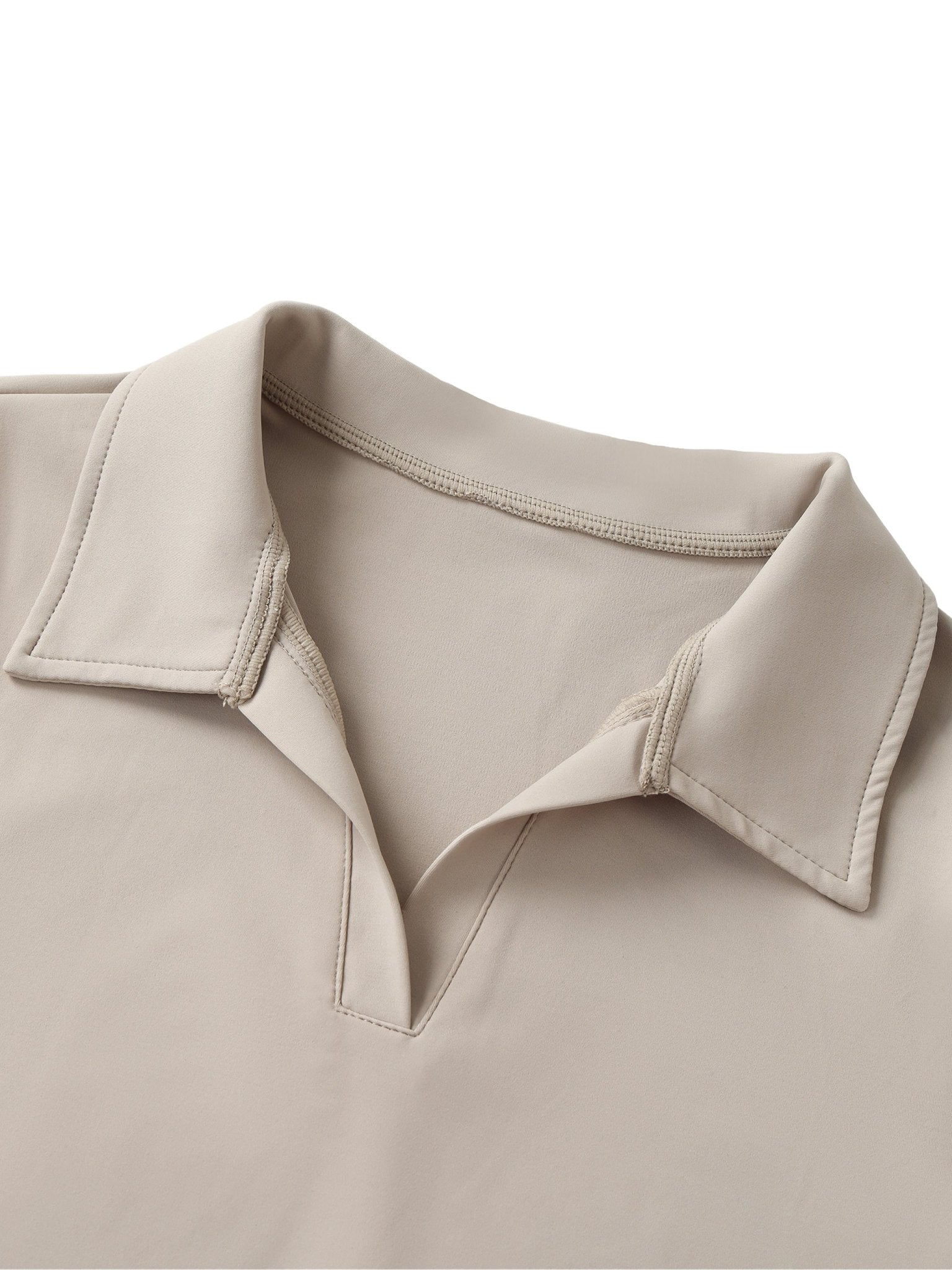 V - Neck Lapel Crop Top - STRYV Wear