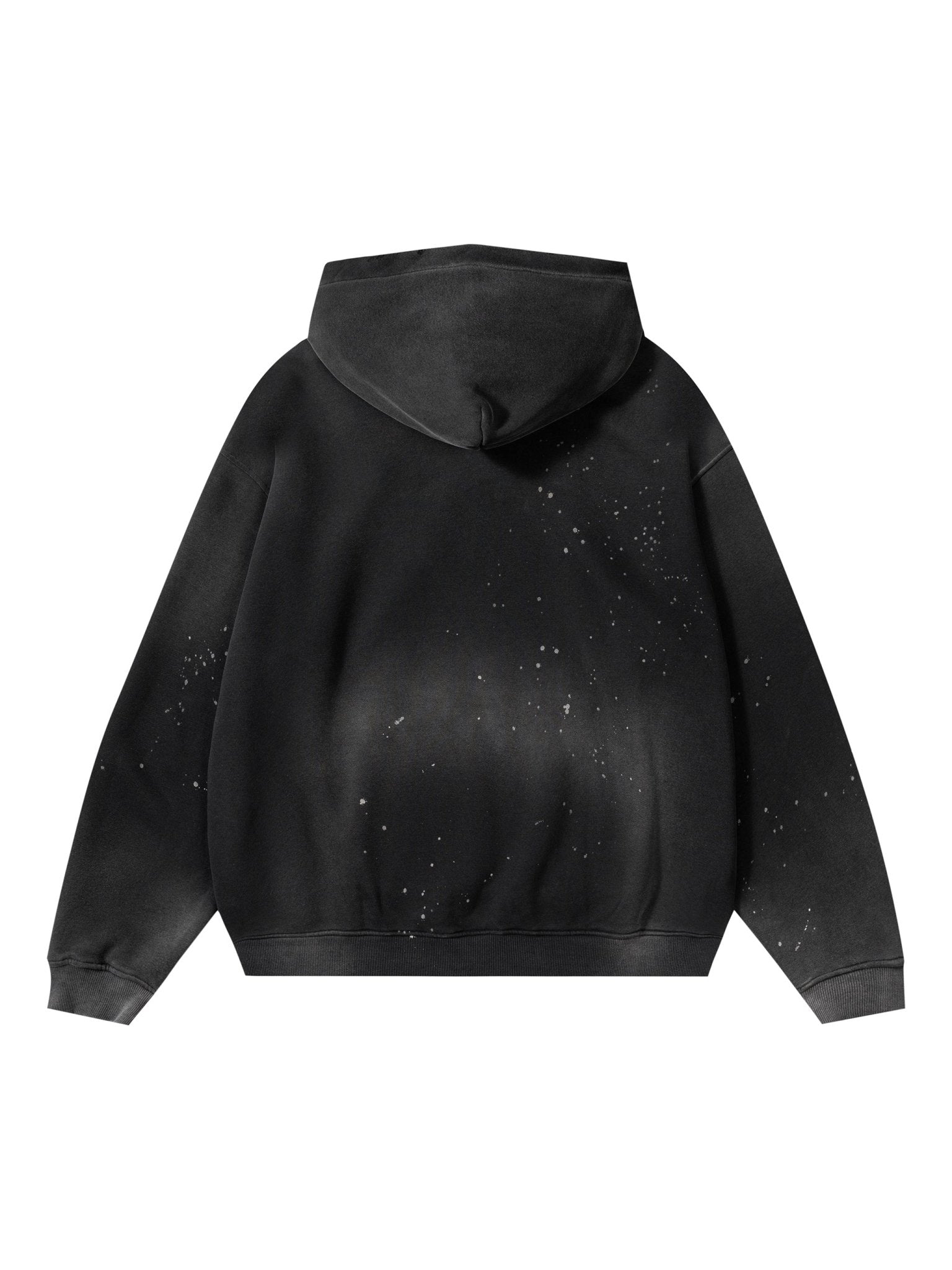 Vintage Washed Frayed Fleece Hoodie - STRYV Wear