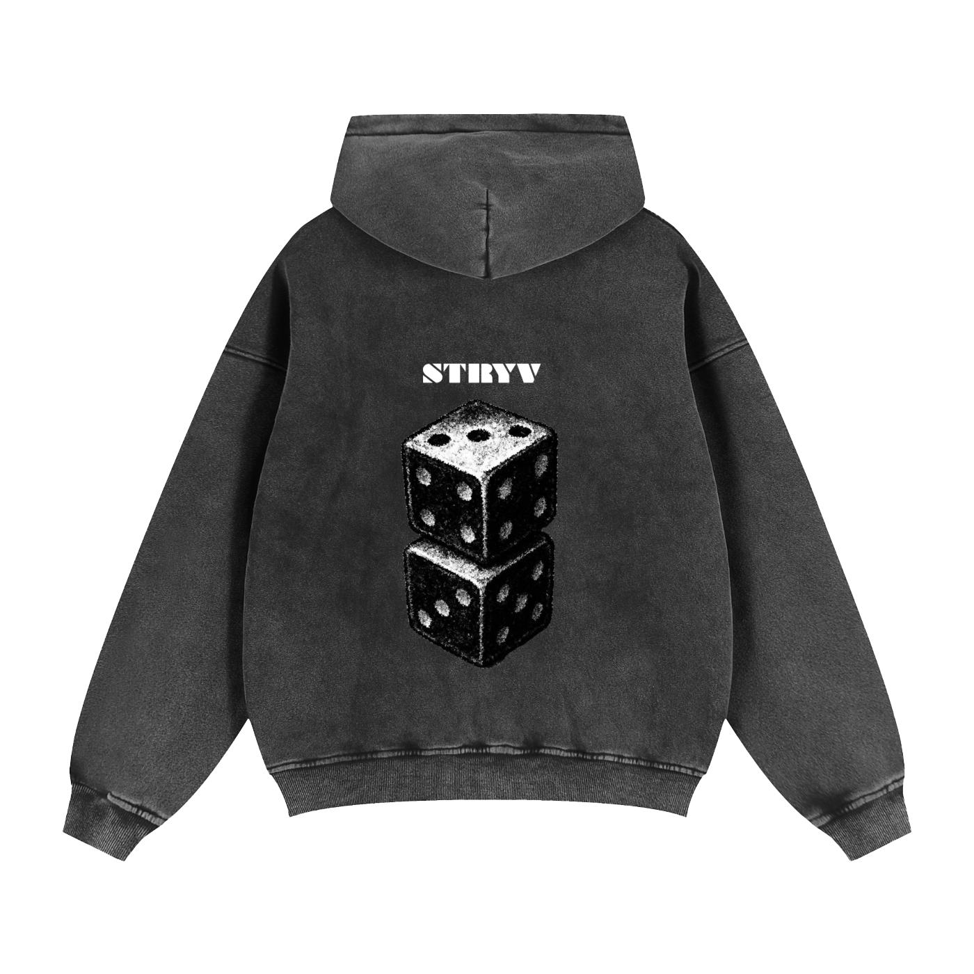 Zip - Through Boxy Fleece Hoodie - STRYV Wear