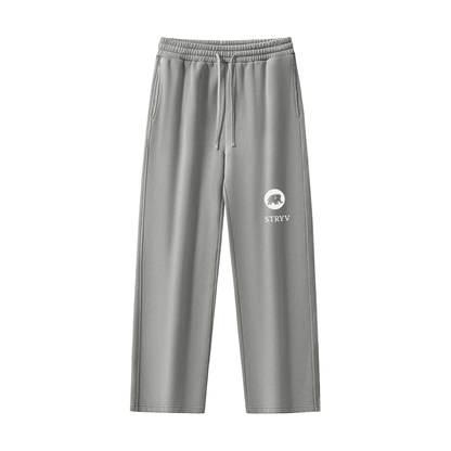Frayed Enzyme Washed Fleece Sweatpants