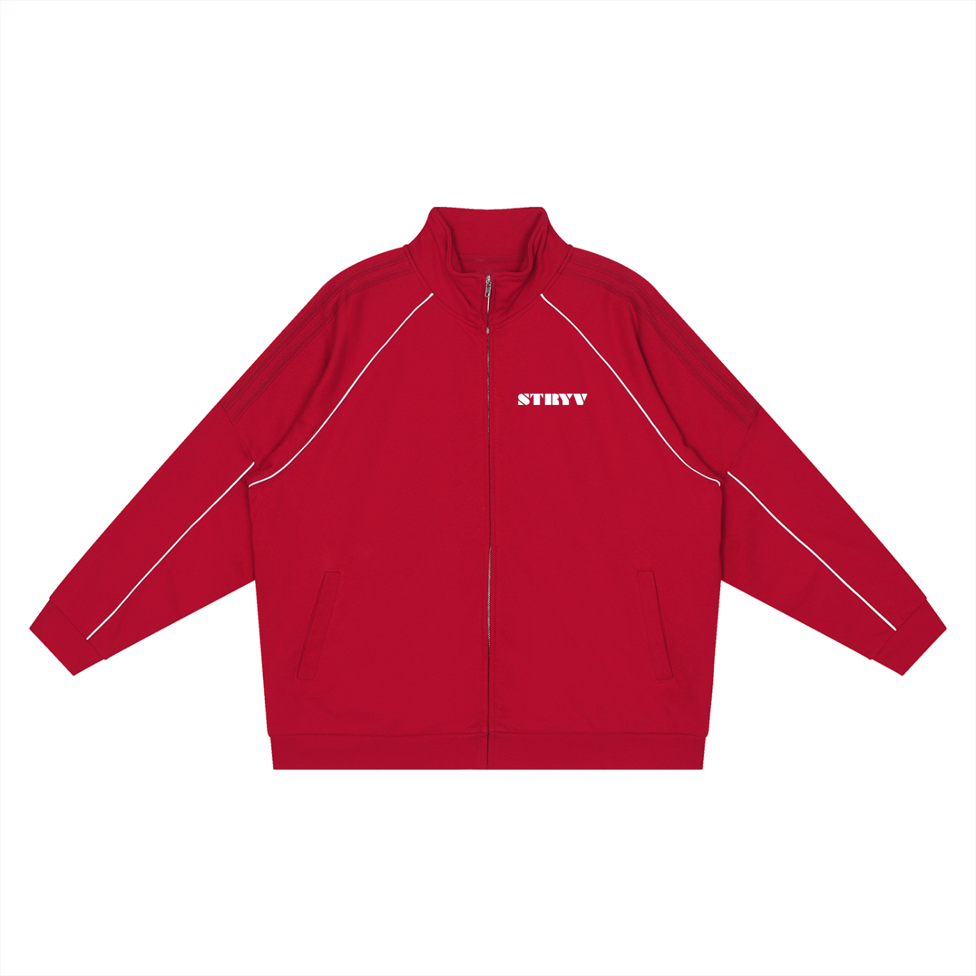 Reflection Striped Raglan Sleeve  Jacket - STRYV Wear