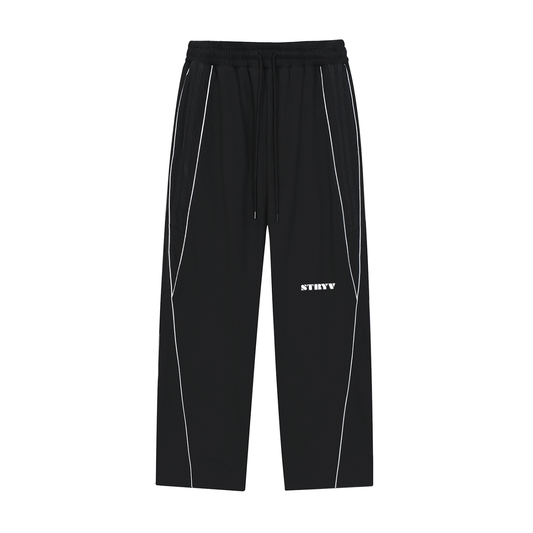 Reflection Striped Straight-Leg Sweatpants - STRYV Wear