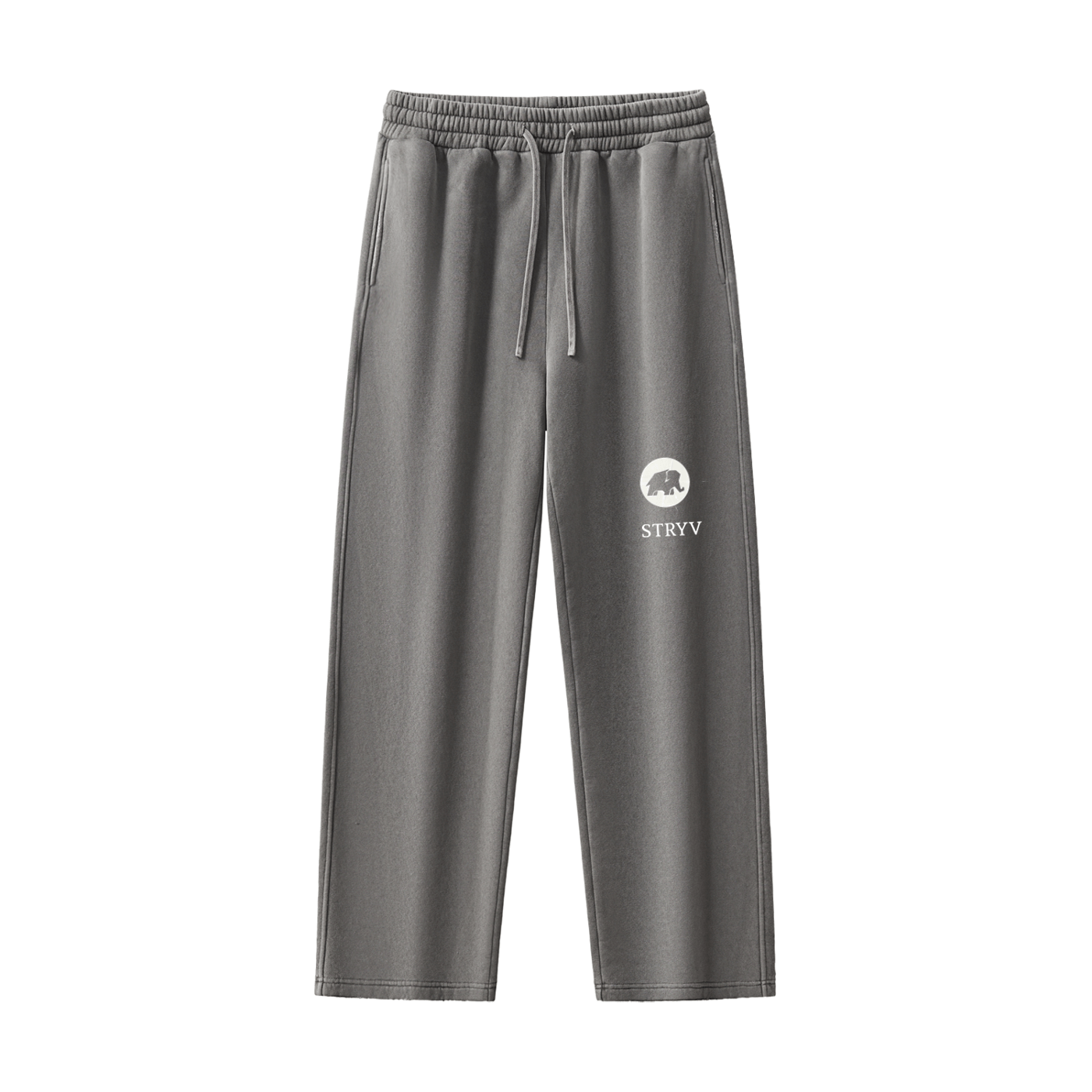 Frayed Enzyme Washed Fleece Sweatpants