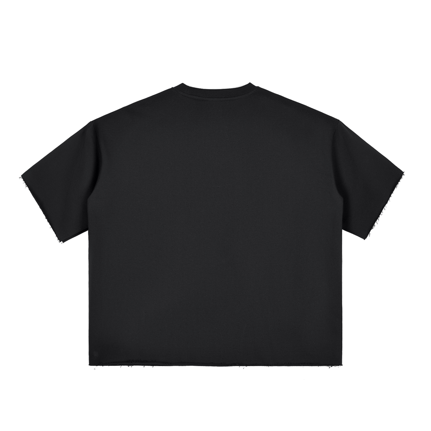 Boxy Half - Sleeve Raw - Edge T-Shirt - STRYV Wear