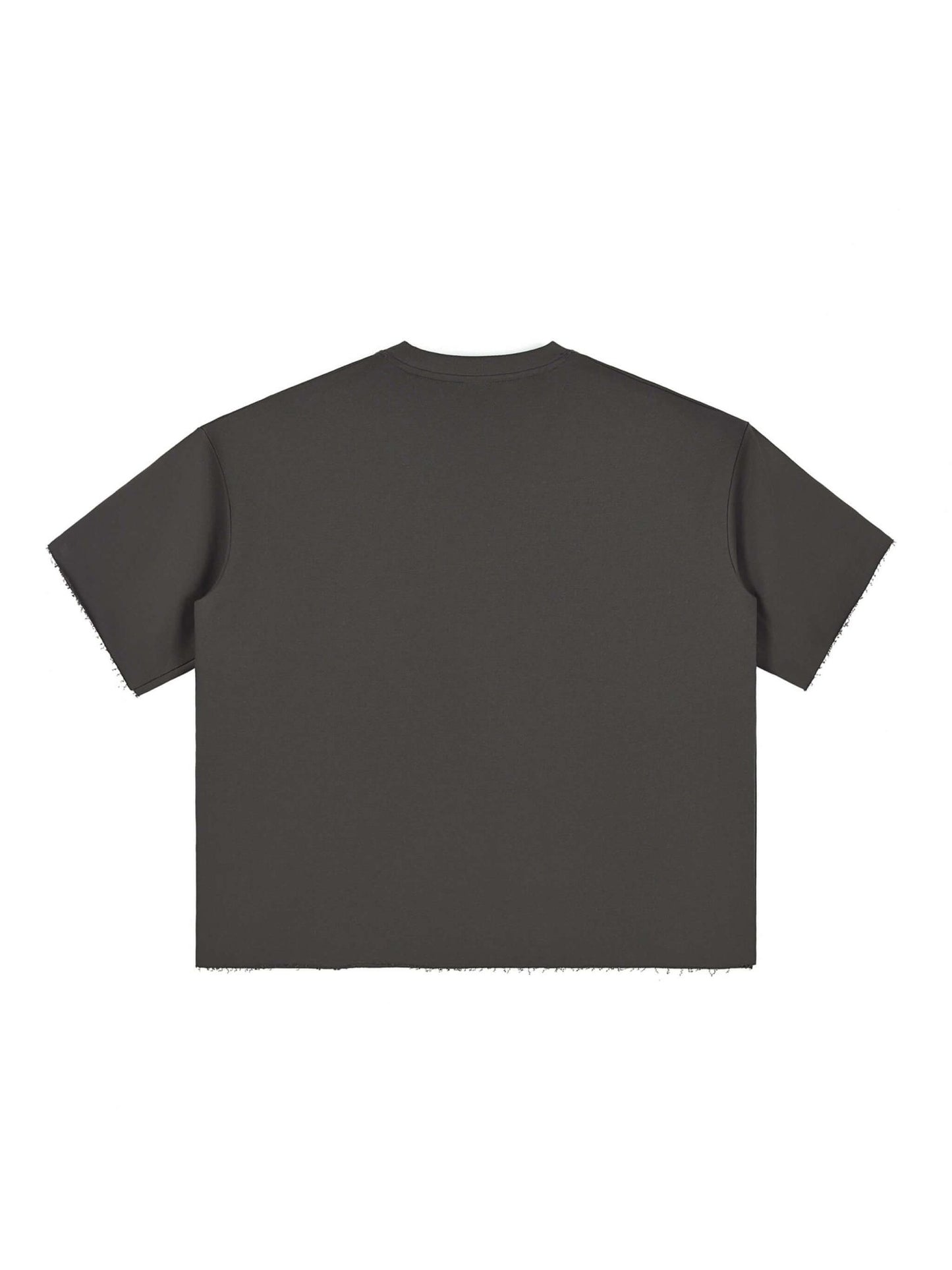 Boxy Half - Sleeve Raw - Edge T-Shirt - STRYV Wear