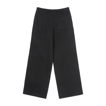 Fleeced Straight-Leg Sweatpants