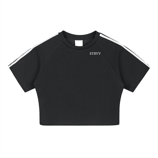 Taped Cooling Performance Crop Top