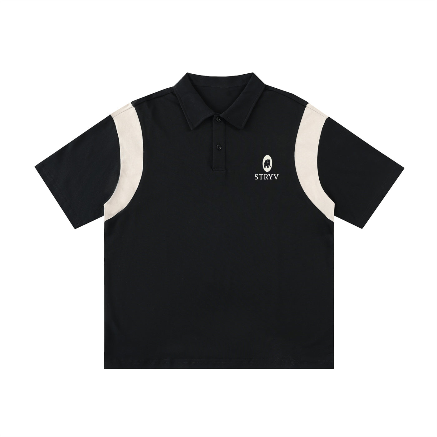 Contrast Panel Cotton Polo Shirt - STRYV Wear