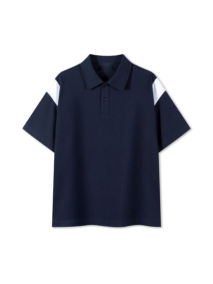 Contrast Panel Cotton Polo Shirt - STRYV Wear