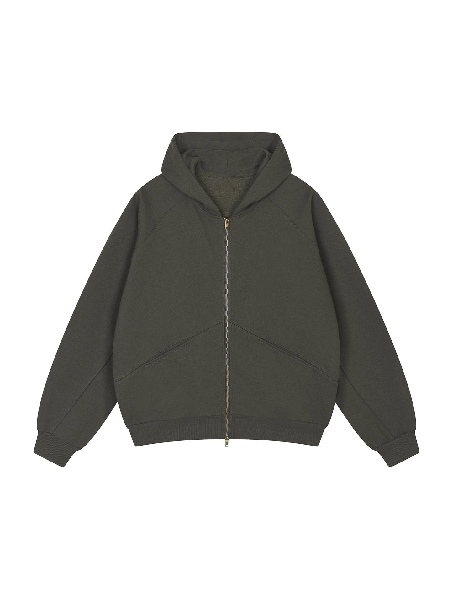Dolman Sleeve Zip - Through Fleece Hoodie - STRYV Wear