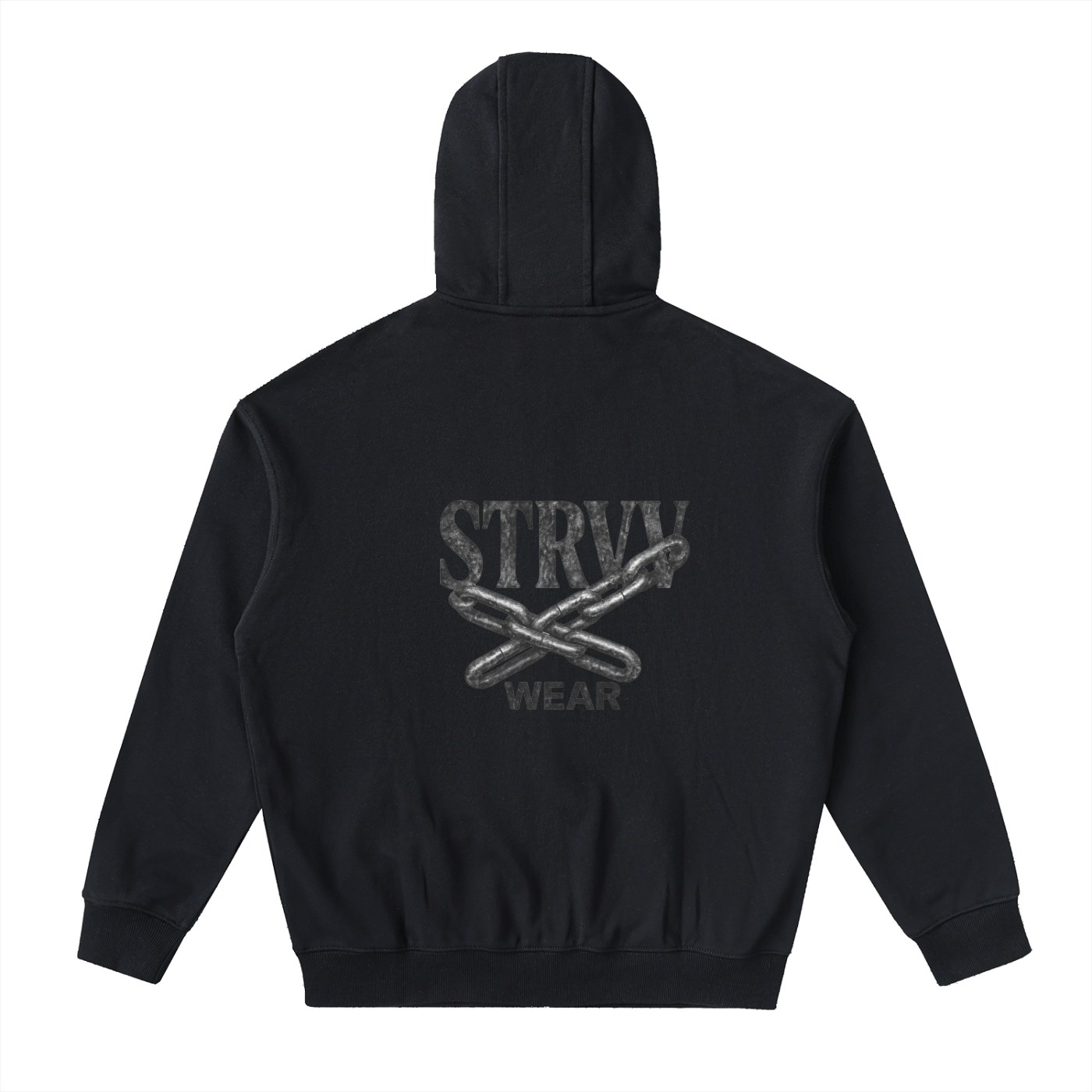 Drop - Shoulder Zip Up Hoodie - STRYV Wear