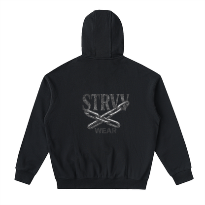 Drop - Shoulder Zip Up Hoodie - STRYV Wear