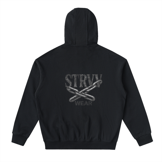Drop - Shoulder Zip Up Hoodie - STRYV Wear