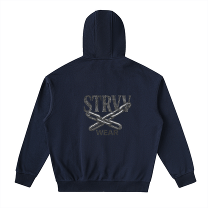 Drop - Shoulder Zip Up Hoodie - STRYV Wear