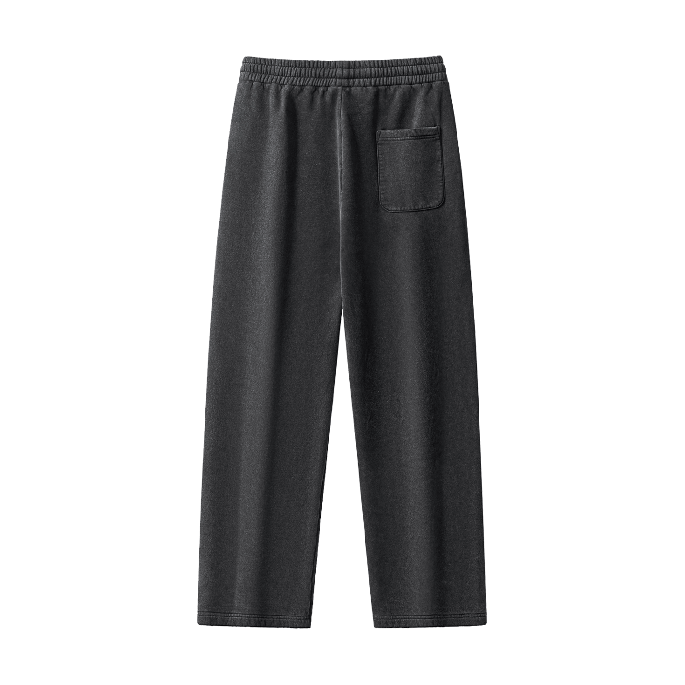 Frayed Enzyme Washed Fleece Sweatpants