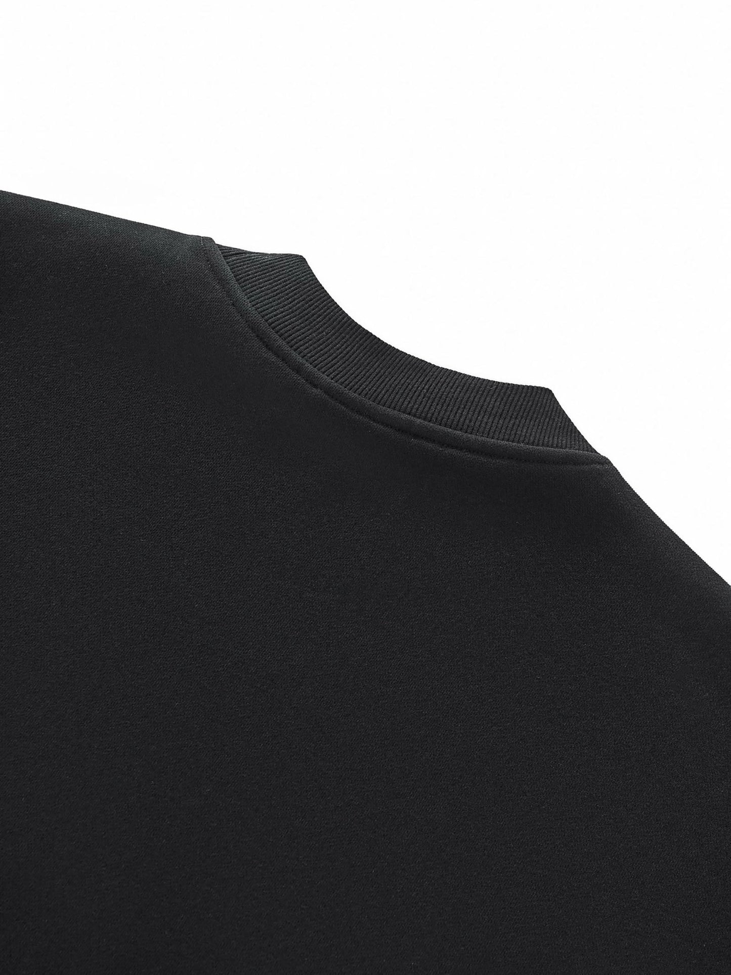 Fleece Side Slit Crewneck Sweatshirt - STRYV Wear