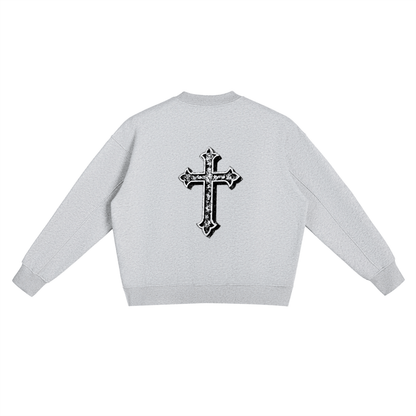 Fleece Side Slit Crewneck Sweatshirt - STRYV Wear
