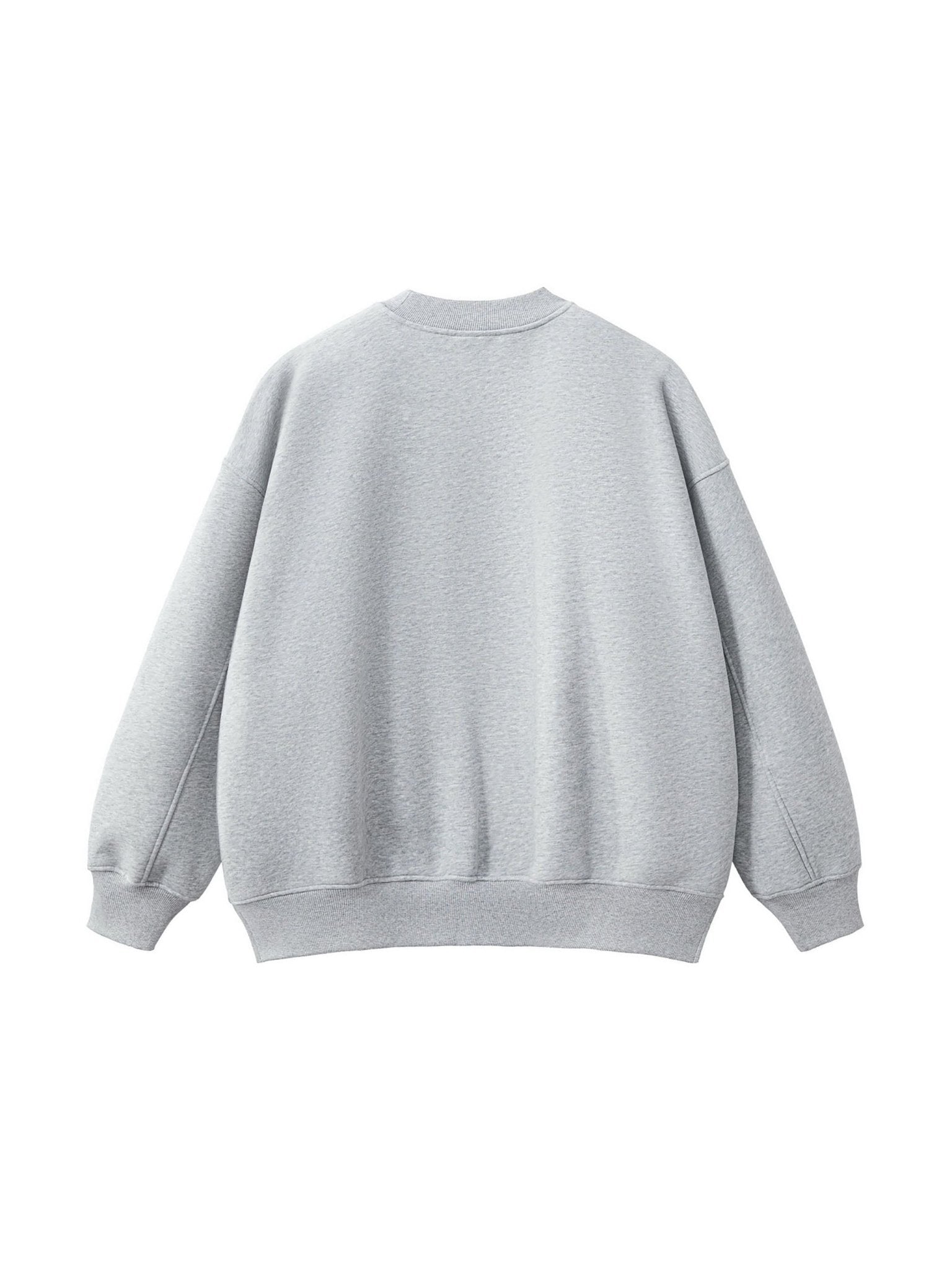 Fleece Side Slit Crewneck Sweatshirt - STRYV Wear