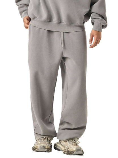 Frayed Enzyme Washed Fleece Sweatpants - STRYV Wear