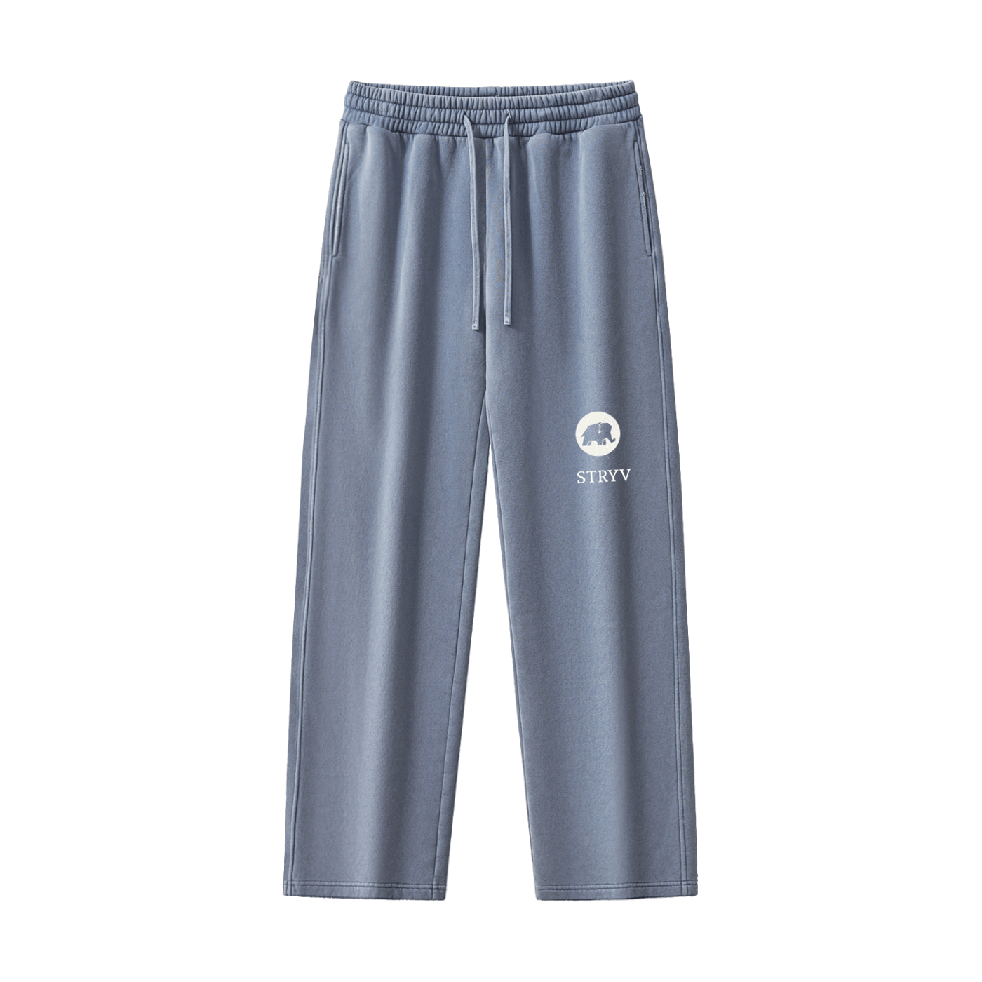 Frayed Enzyme Washed Fleece Sweatpants - STRYV Wear