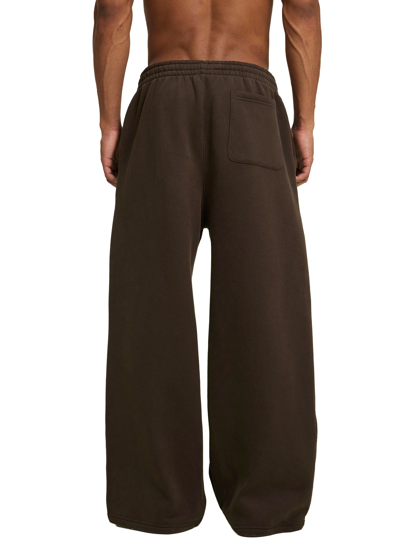 Fleeced Straight-Leg Sweatpants