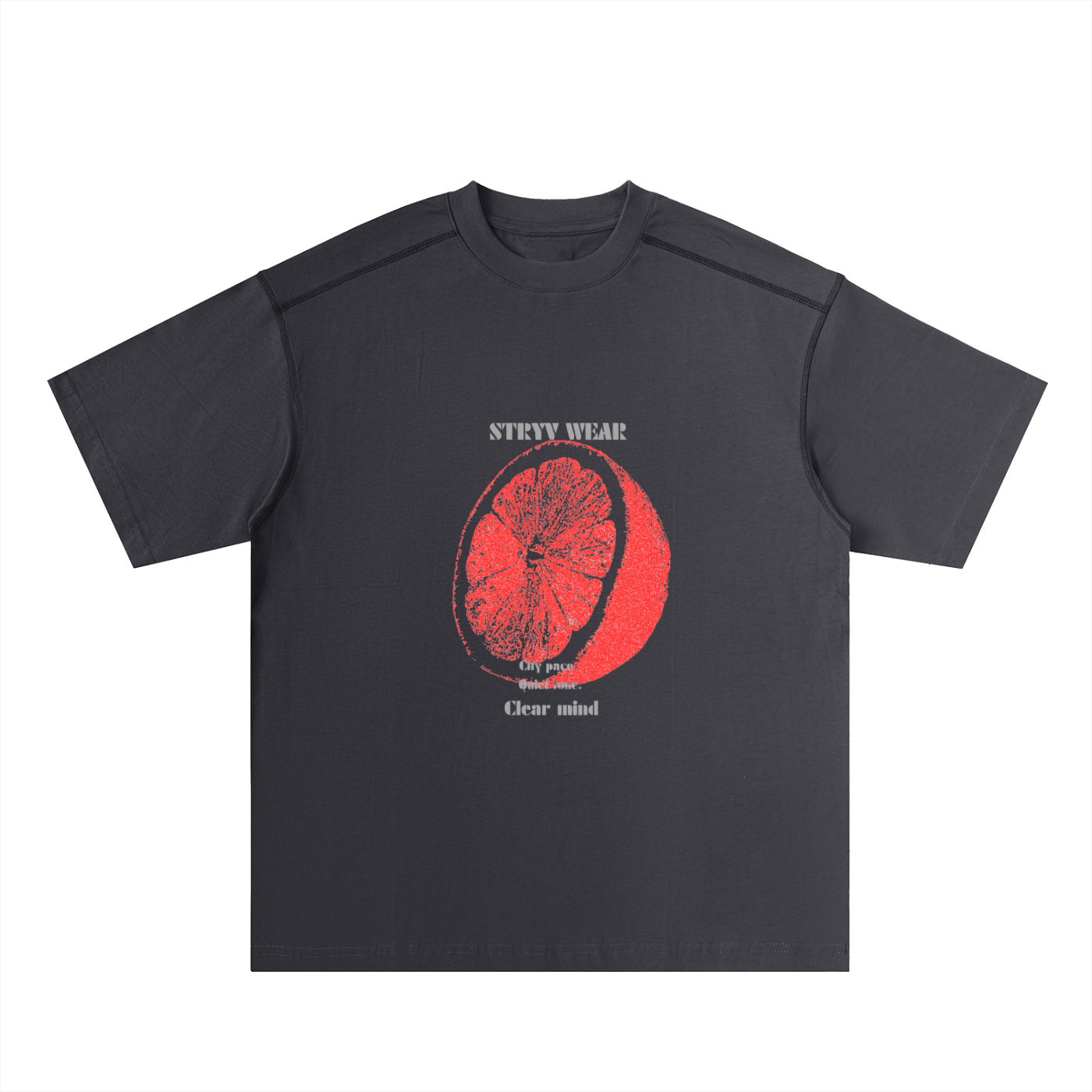 Oversized Contrast - Stitched Cotton Tee - STRYV Wear