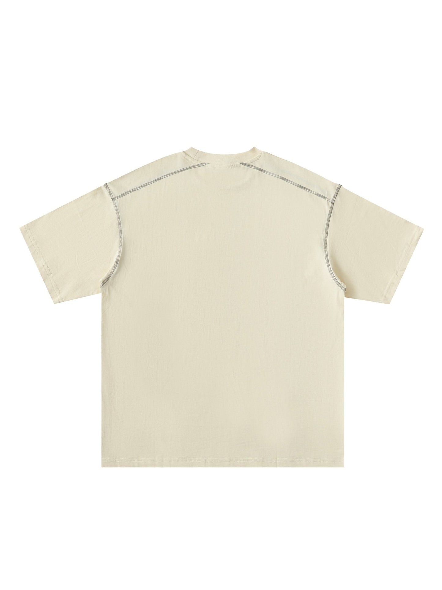 Oversized Contrast - Stitched Cotton Tee - STRYV Wear