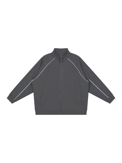Reflection Striped Raglan Sleeve Jacket - STRYV Wear