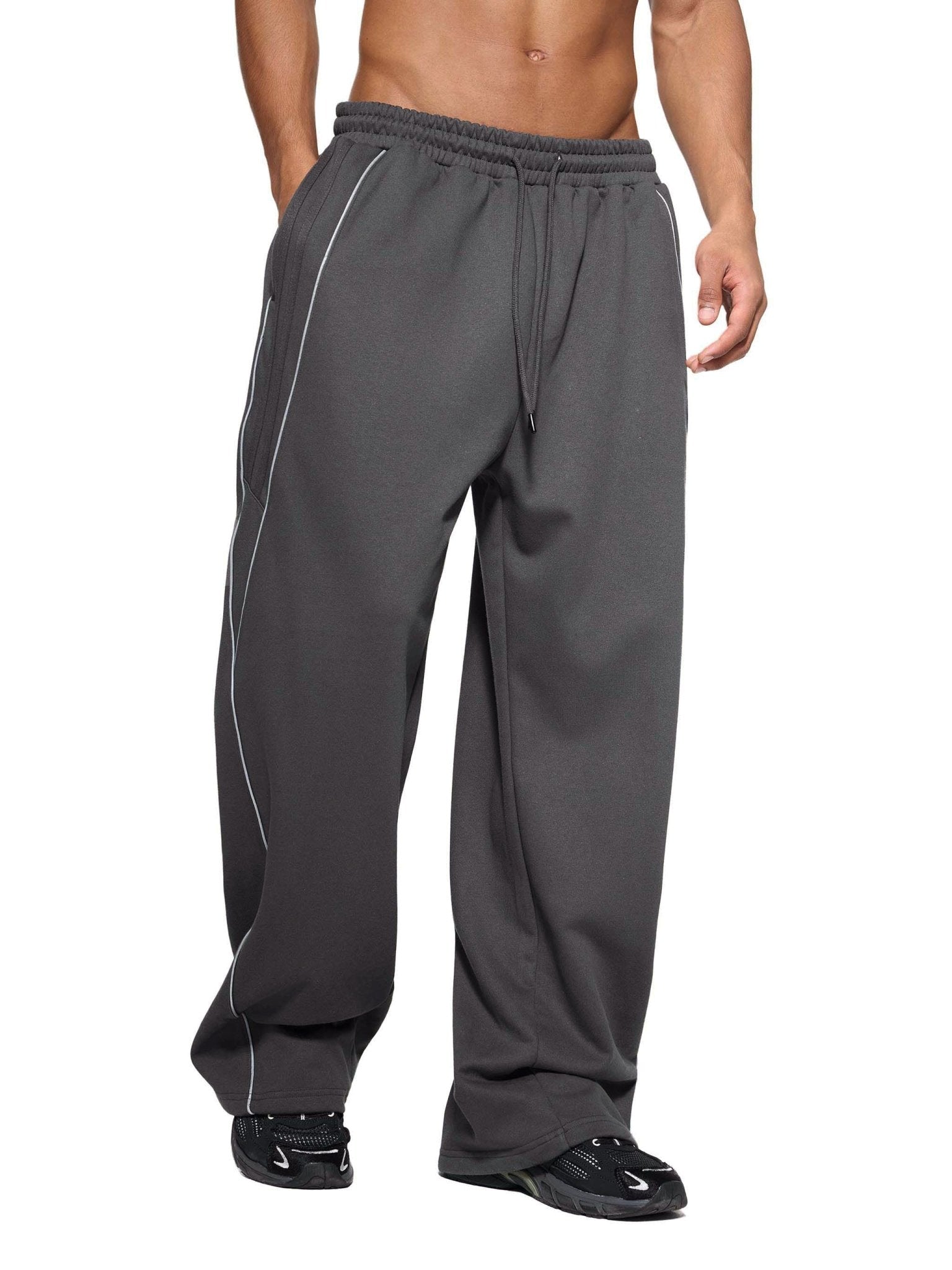 Reflection Striped Straight - Leg Sweatpants - STRYV Wear