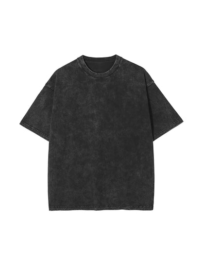 Snow Washed Oversized Cotton T-Shirt - STRYV Wear