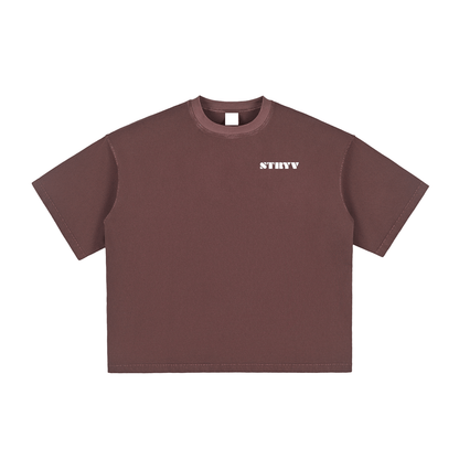 Vintage Washed Boxy T-Shirt - STRYV Wear