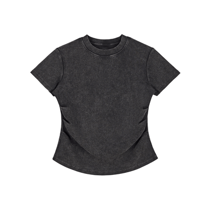 Vintaged - Wash Bodycon Cotton T-Shirt - STRYV Wear