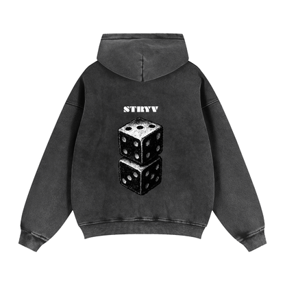 Zip - Through Boxy Fleece Hoodie - STRYV Wear